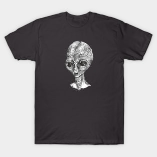 Alien Head. T-Shirt